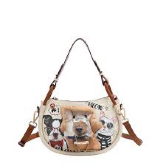 Nicole Lee Big Brother Shoulder Bag - Picture 1 of 6